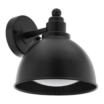 Eglo 33143 - Aplique de exterior AIROLA 1xE27/40W/230V IP44 negro