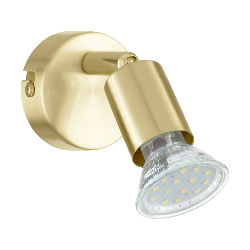 Eglo - Foco LED de pared 1xGU10/2,8W/230V 3000K dorado