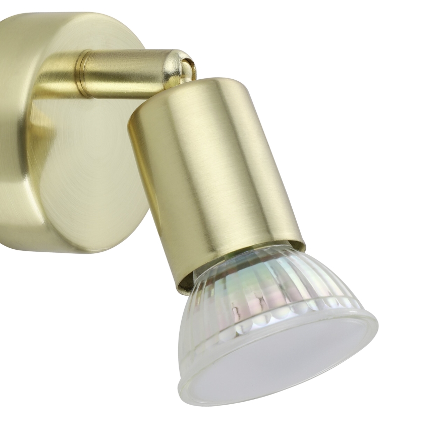 Eglo - Foco LED de pared 1xGU10/2,8W/230V 3000K dorado