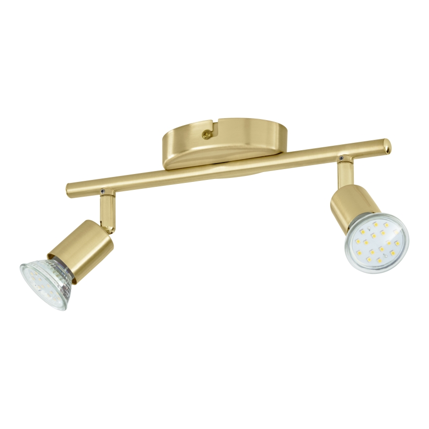 Eglo - Foco LED 2xGU10/2,8W/230V 3000K dorado