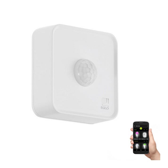Eglo 33236 - Sensor de movimiento para exterior CONNECT SENSOR 3xAA 12 m blanco IP44
