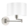 Eglo 33269 - Aplique PASTERI 1xE27/60W/230V cromo mate/blanco