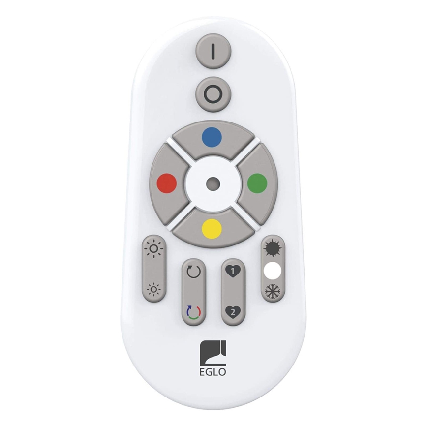 Eglo 33272 - Plafón LED RGBW regulable TOTARI-C LED/34W/230V 2700-6500K blanco + control remoto