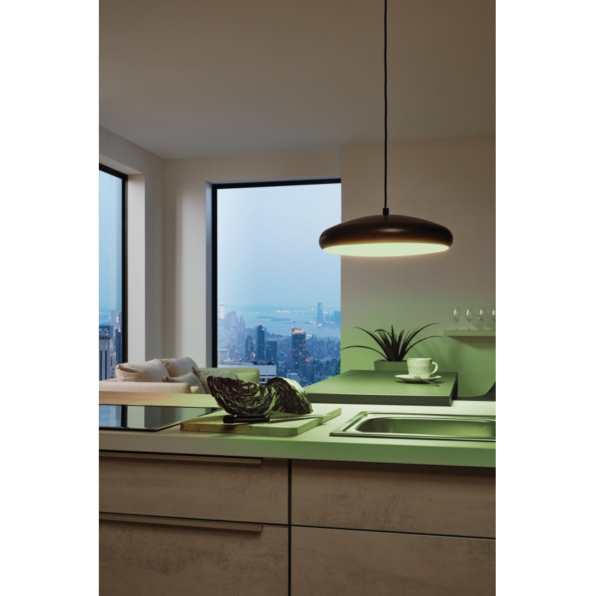 Eglo 33328 - LED RGBW Lámpara colgante regulable RIODEVA-C LED/27W/230V 2700-6500K negro