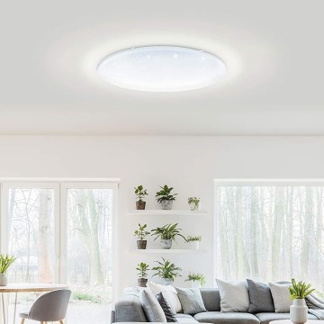 Eglo 33669 - Plafón LED RGBW regulable TOTARI-C LED/43W/230V 2700-6500K blanco + control remoto