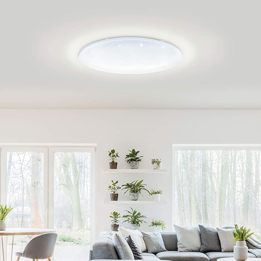 Eglo 33669 - Plafón LED RGBW regulable TOTARI-C LED/43W/230V 2700-6500K blanco + control remoto