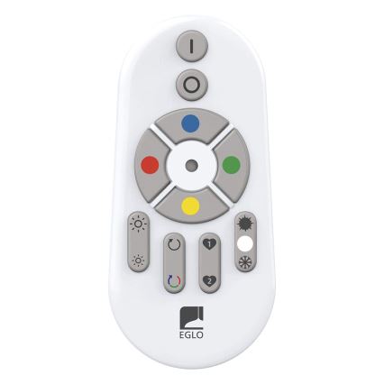 Eglo 33669 - Plafón LED RGBW regulable TOTARI-C LED/43W/230V 2700-6500K blanco + control remoto