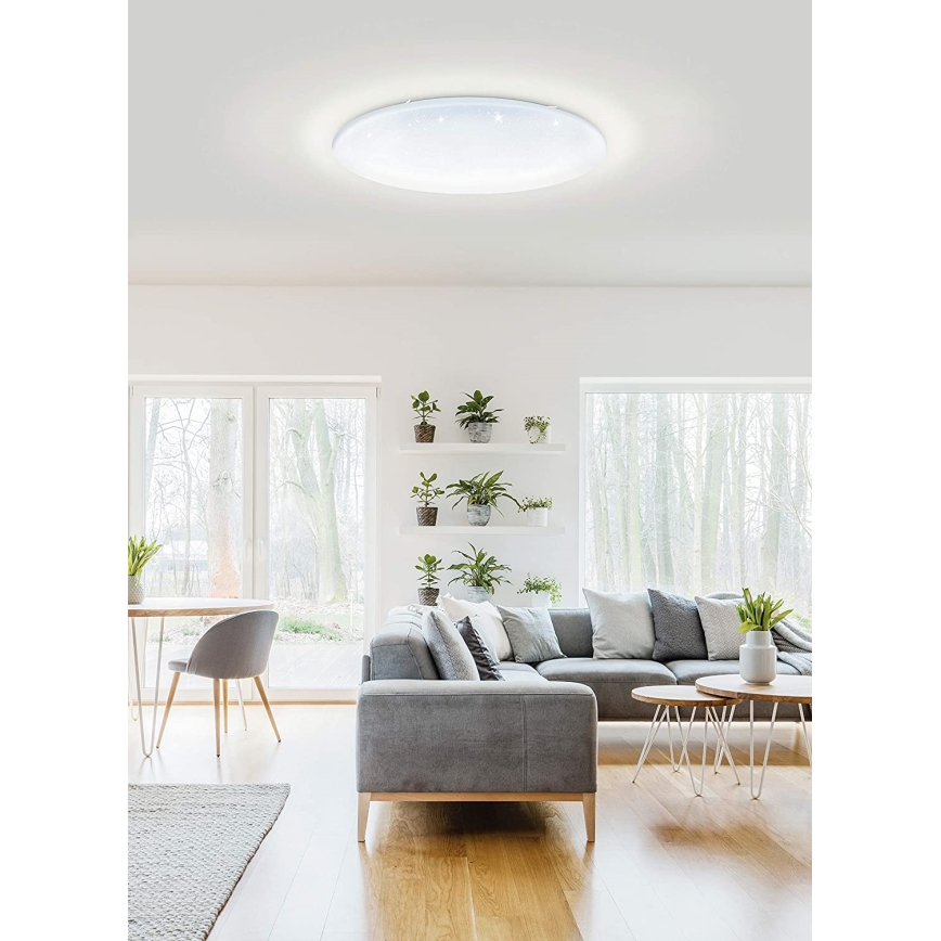Eglo 33669 - Plafón LED RGBW regulable TOTARI-C LED/43W/230V 2700-6500K blanco + control remoto