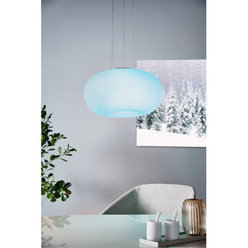 Eglo 33766 - LED RGBW Lámpara colgante regulable OPTICA-C LED/22W/230V