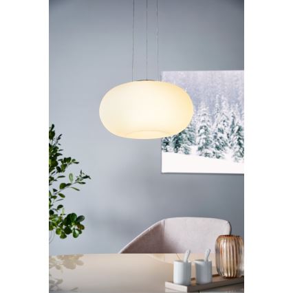 Eglo 33766 - LED RGBW Lámpara colgante regulable OPTICA-C LED/22W/230V