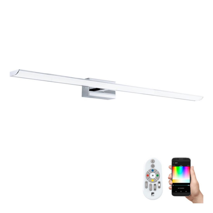 Eglo 33768 - LED RGBW Iluminación de baño TABIANO-C LED/21W/230V 90,5cm IP44 + control remoto