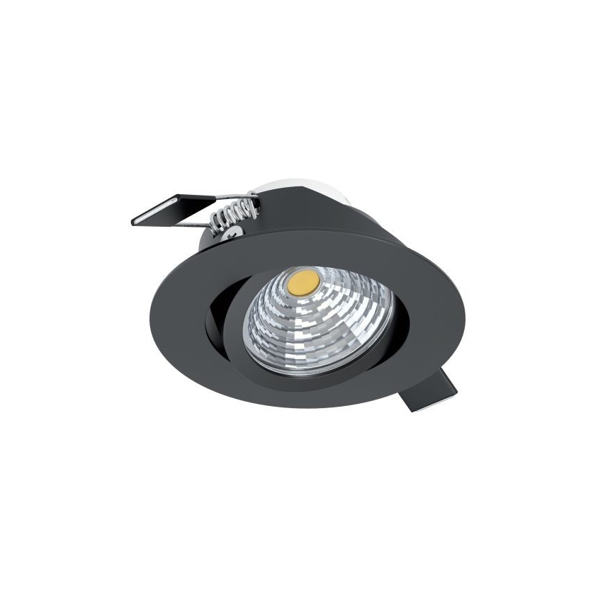 Eglo - Lámpara empotrable LED regulable LED/6W/230V negro