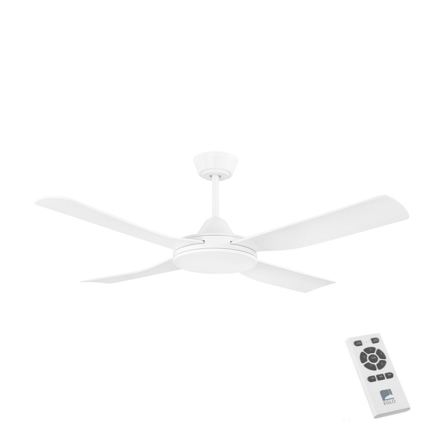 Eglo - Ventilador de techo 52W/230V + CR blanco
