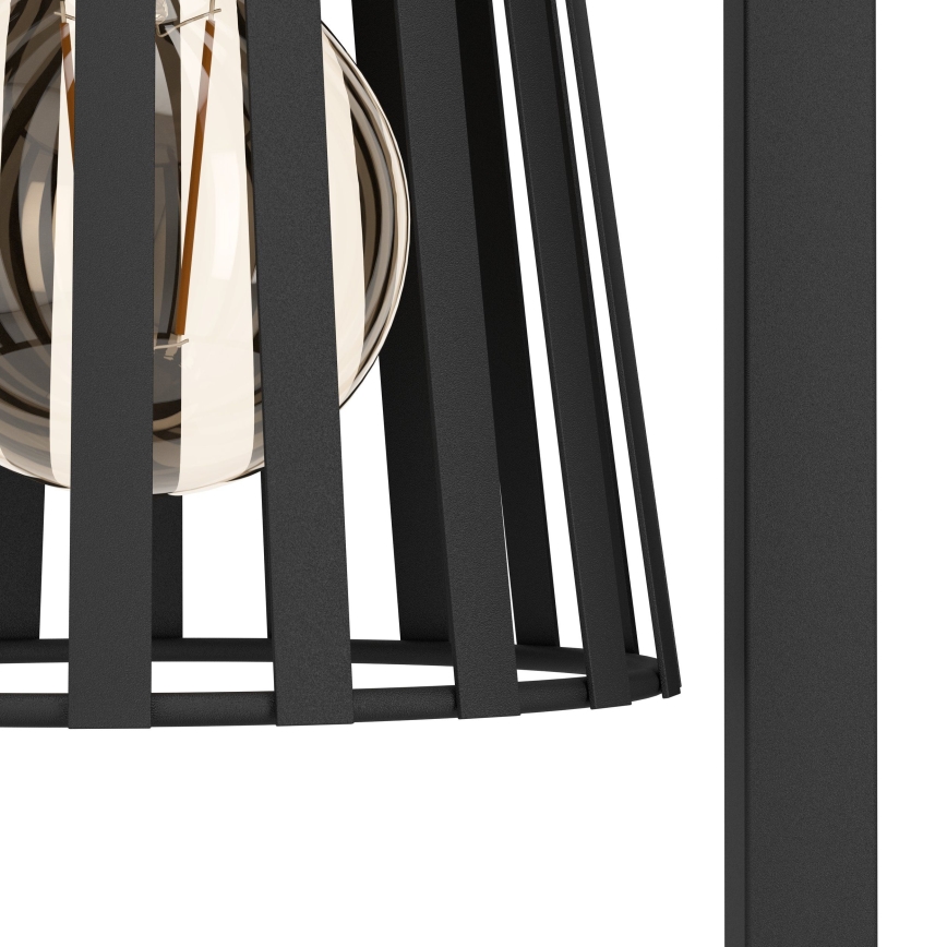 Eglo - Lámpara de mesa 1xE27/40W/230V negro