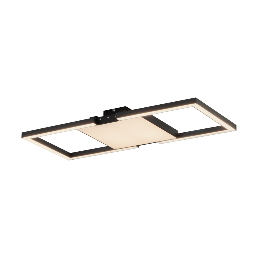 Eglo - Plafón LED regulable LED/26,2W/230V 2700-6500K negro + control remoto