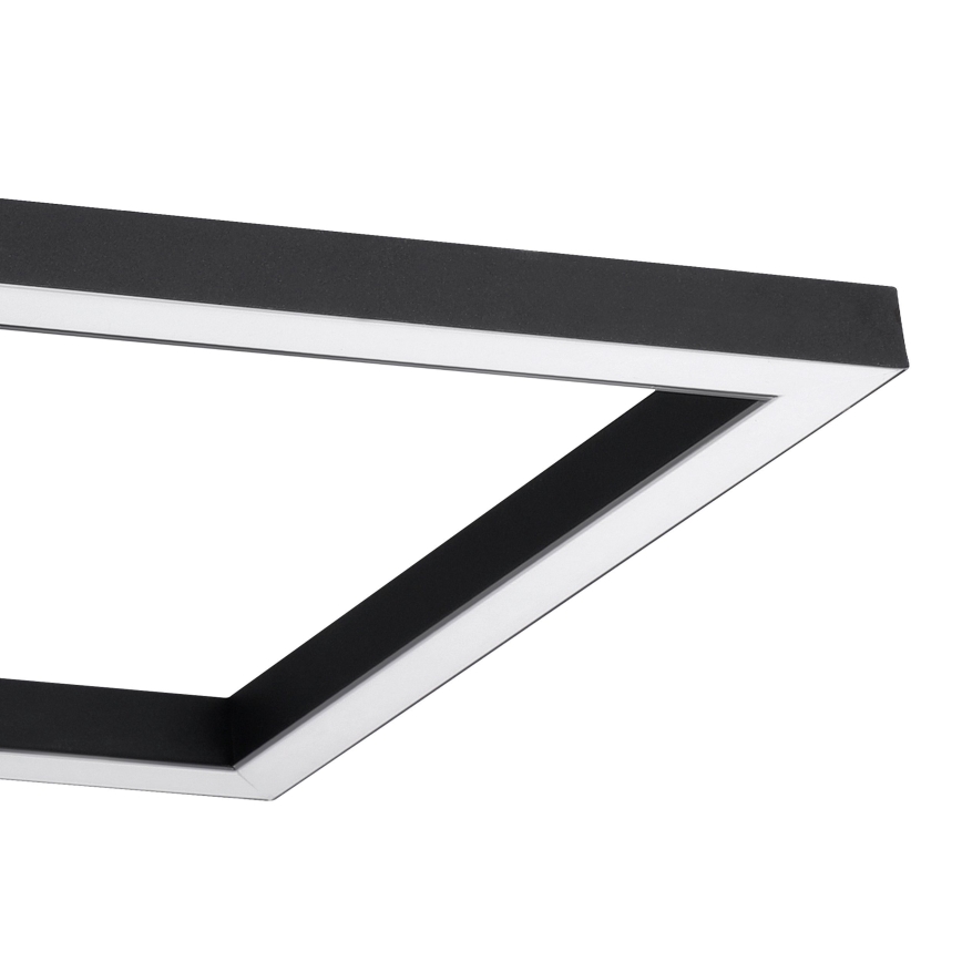 Eglo - Plafón LED regulable LED/26,2W/230V 2700-6500K negro + control remoto