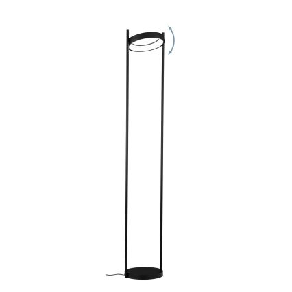 Eglo - Lámpara de pie LED regulable LED/20W/230V 3000K negro