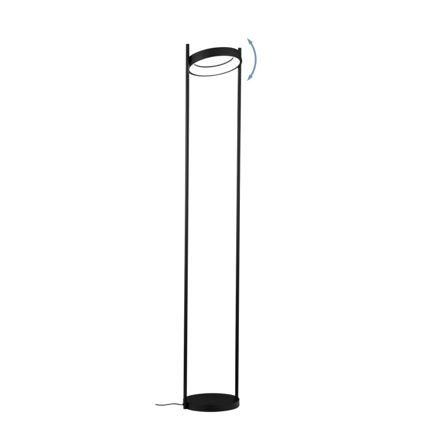 Eglo - Lámpara de pie LED regulable LED/20W/230V 3000K negro