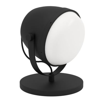 Eglo - Lámpara de mesa 1xE27/28W/230V negro