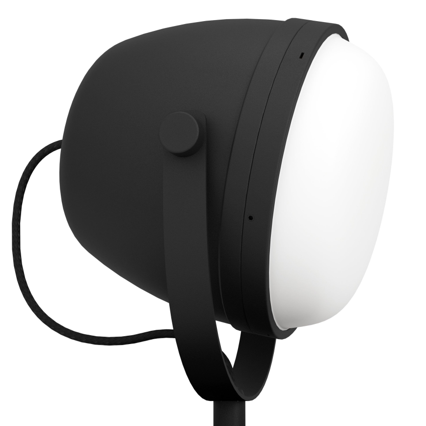Eglo - Lámpara de mesa 1xE27/28W/230V negro