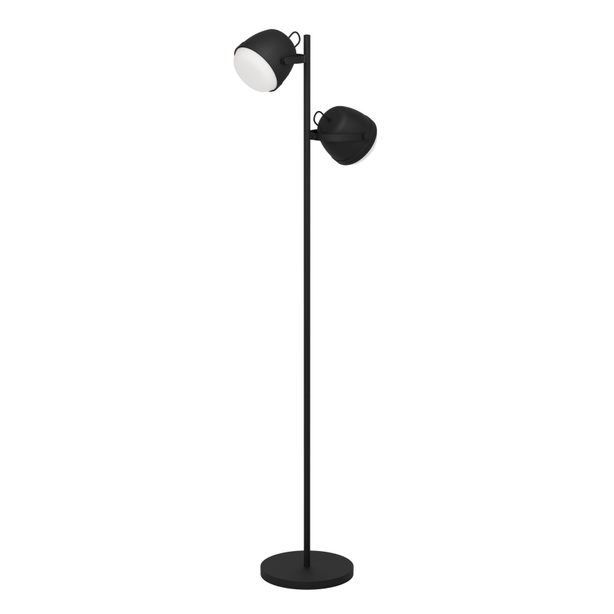 Eglo - Lámpara de pie 2xE27/28W/230V negro