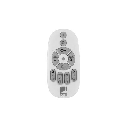 Eglo - Lámpara de araña LED regulable 3xLED/8W/230V + 3xLED/8,5W 3000K negro + control remoto