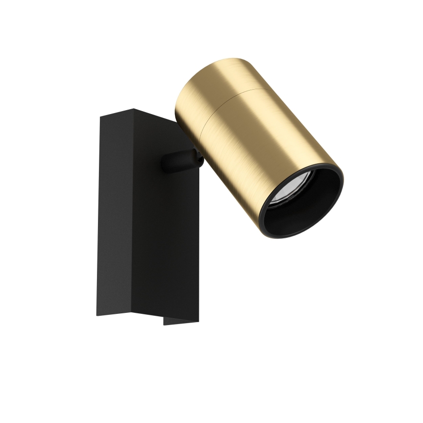 Eglo - Foco LED de pared 1xGU10/4,5W/230V 3000K negro/dorado