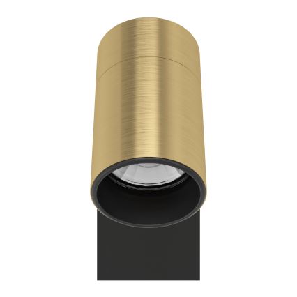Eglo - Foco LED de pared 1xGU10/4,5W/230V 3000K negro/dorado