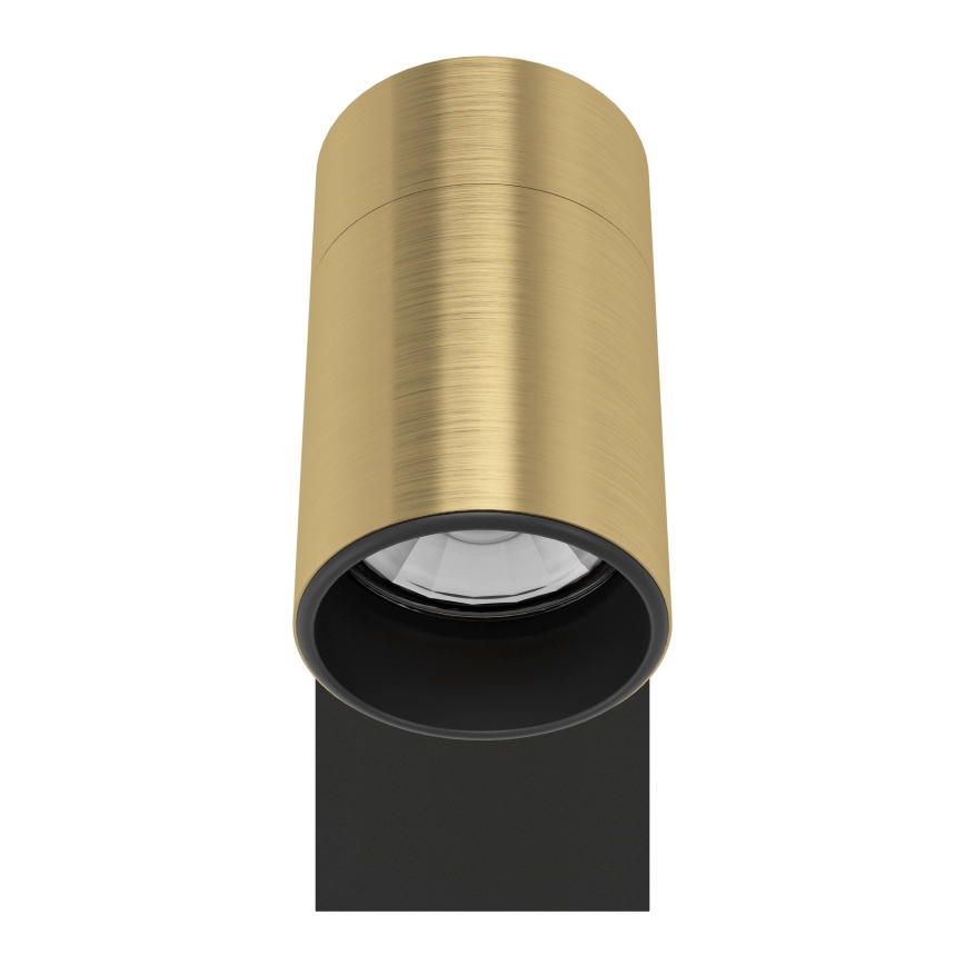 Eglo - Foco LED de pared 1xGU10/4,5W/230V 3000K negro/dorado