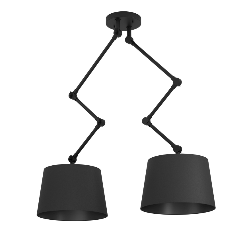 Eglo - Lámpara colgante 2xE27/40W/230V negro