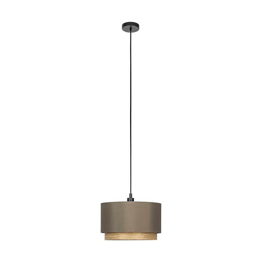 Eglo - Lámpara colgante 1xE27/40W/230V marrón