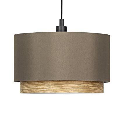 Eglo - Lámpara colgante 1xE27/40W/230V marrón