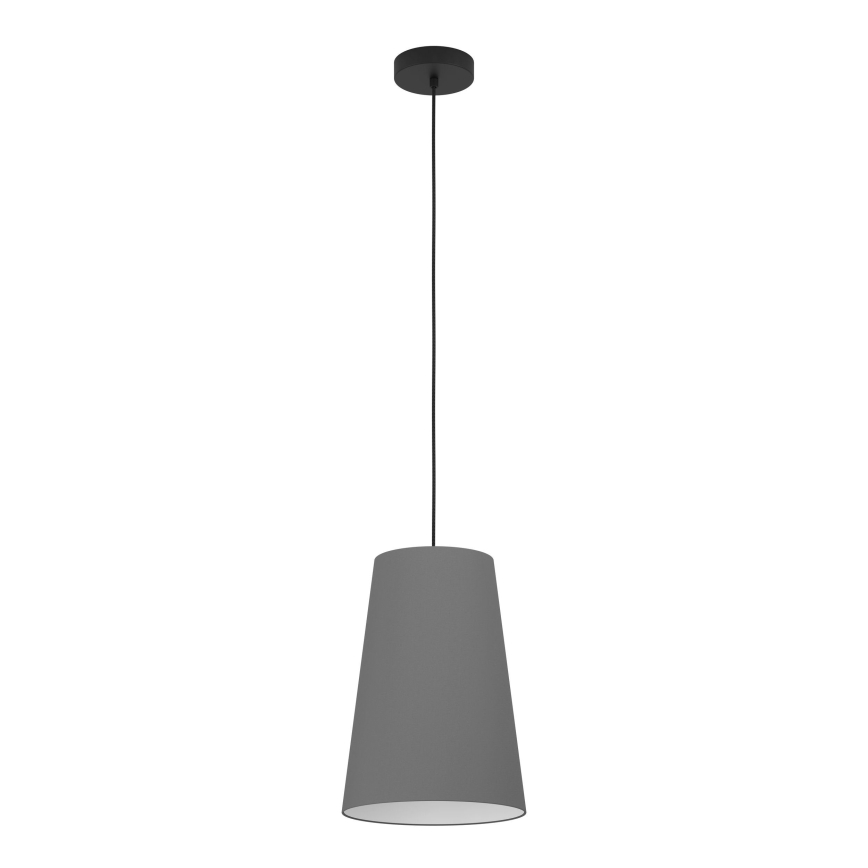 Eglo - Lámpara colgante 1xE27/40W/230V gris