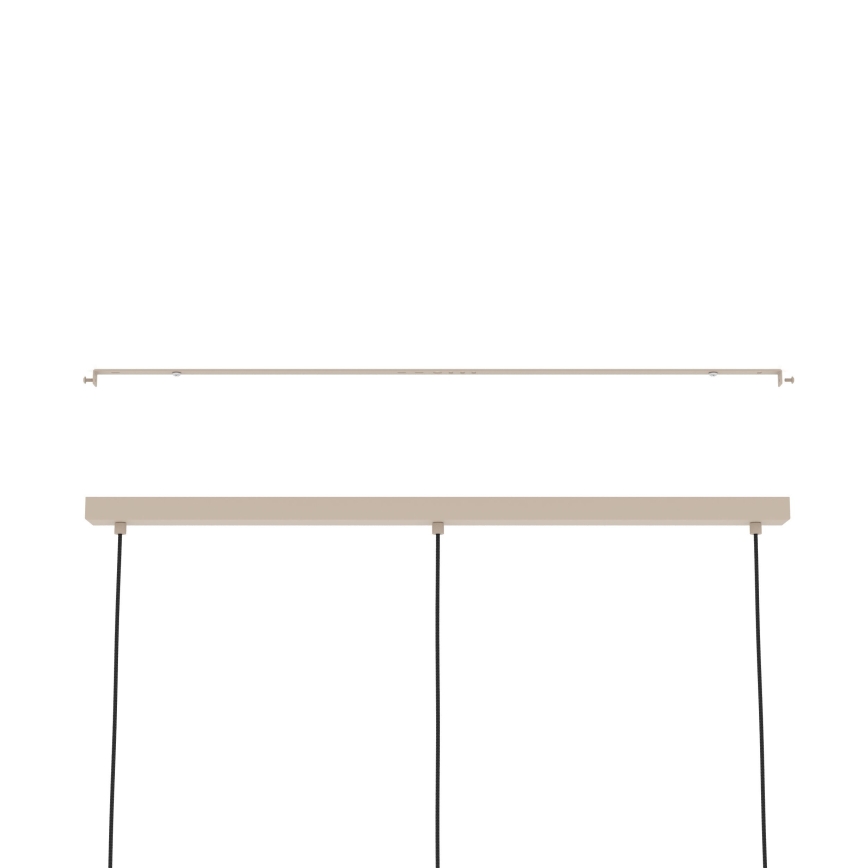 Eglo - Lámpara colgante 3xE27/40W/230V color crema