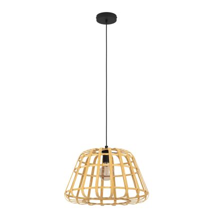 Eglo - Lámpara colgante 1xE27/40W/230V diá. 50 cm bambú