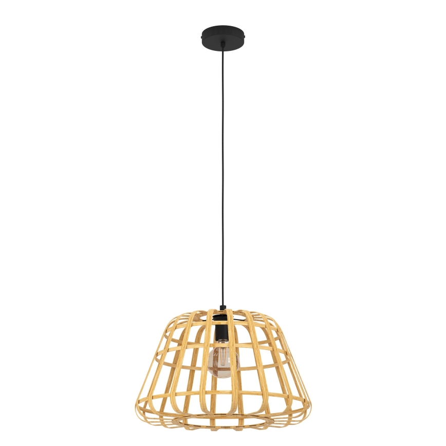 Eglo - Lámpara colgante 1xE27/40W/230V diá. 50 cm bambú