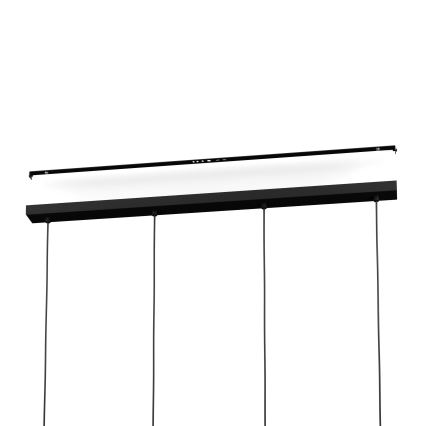 Eglo - Lámpara colgante 4xE27/40W/230V marrón