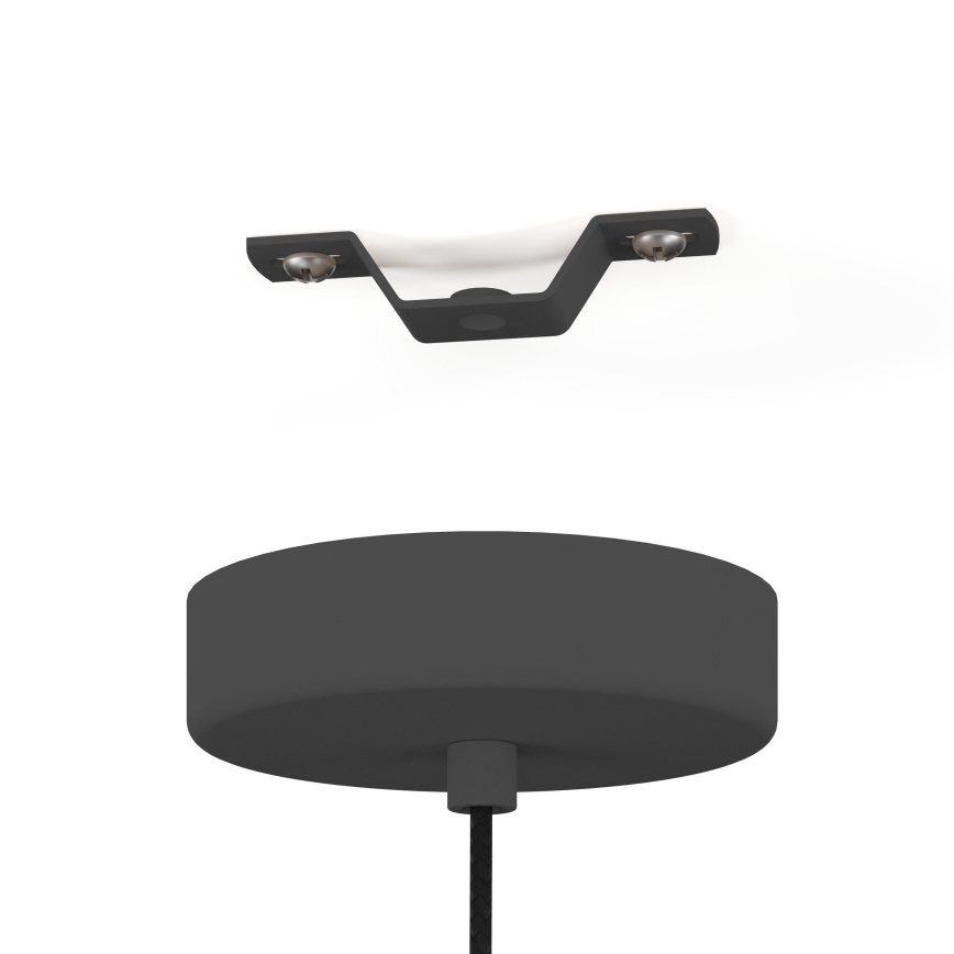 Eglo - Lámpara colgante 3xE27/40W/230V gris/dorado