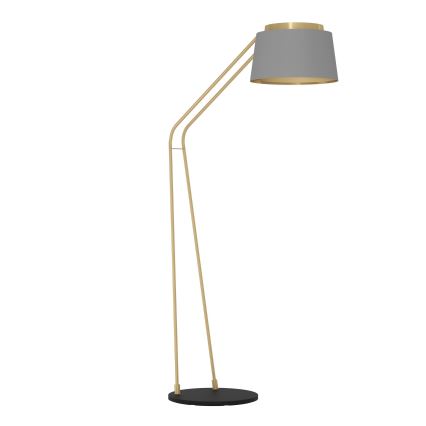 Eglo - Lámpara de pie 1xE27/40W/230V gris/dorado