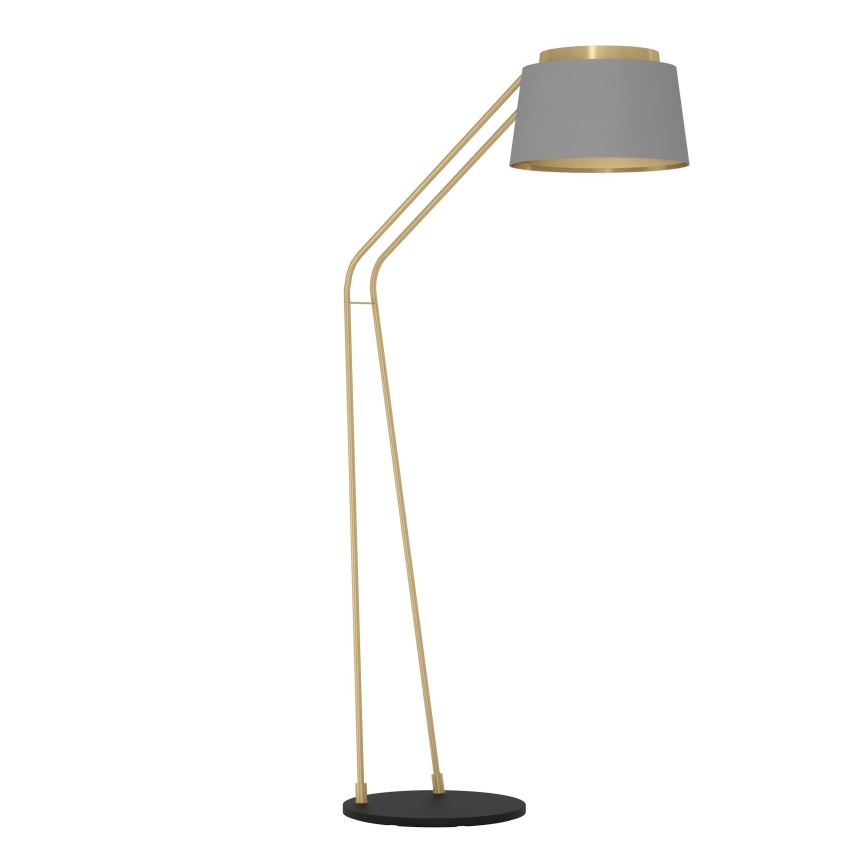 Eglo - Lámpara de pie 1xE27/40W/230V gris/dorado