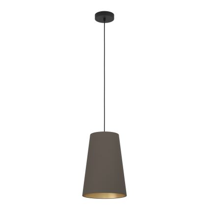 Eglo - Lámpara colgante 1xE27/40W/230V marrón