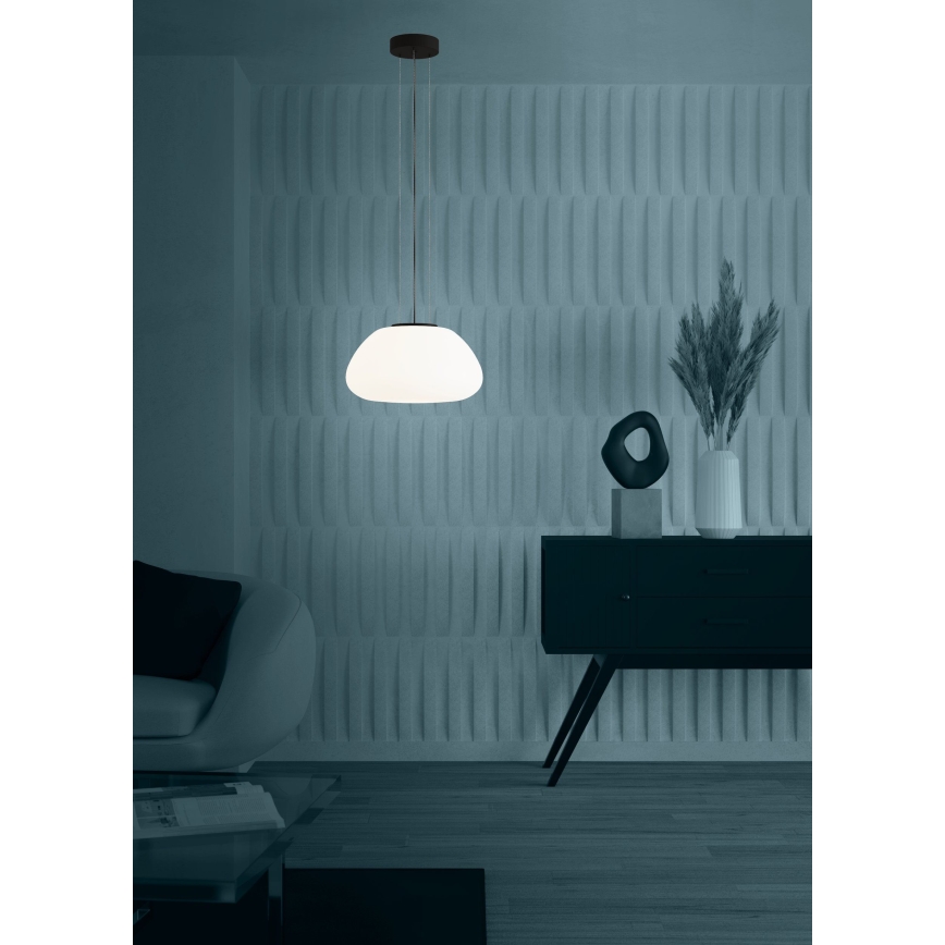 Eglo - Lámpara colgante 1xE27/40W/230V negro