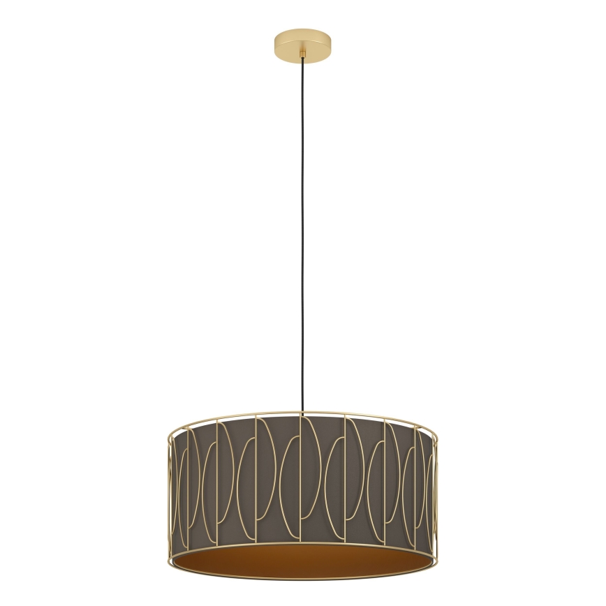 Eglo - Lámpara colgante 1xE27/40W/230V dorado/marrón