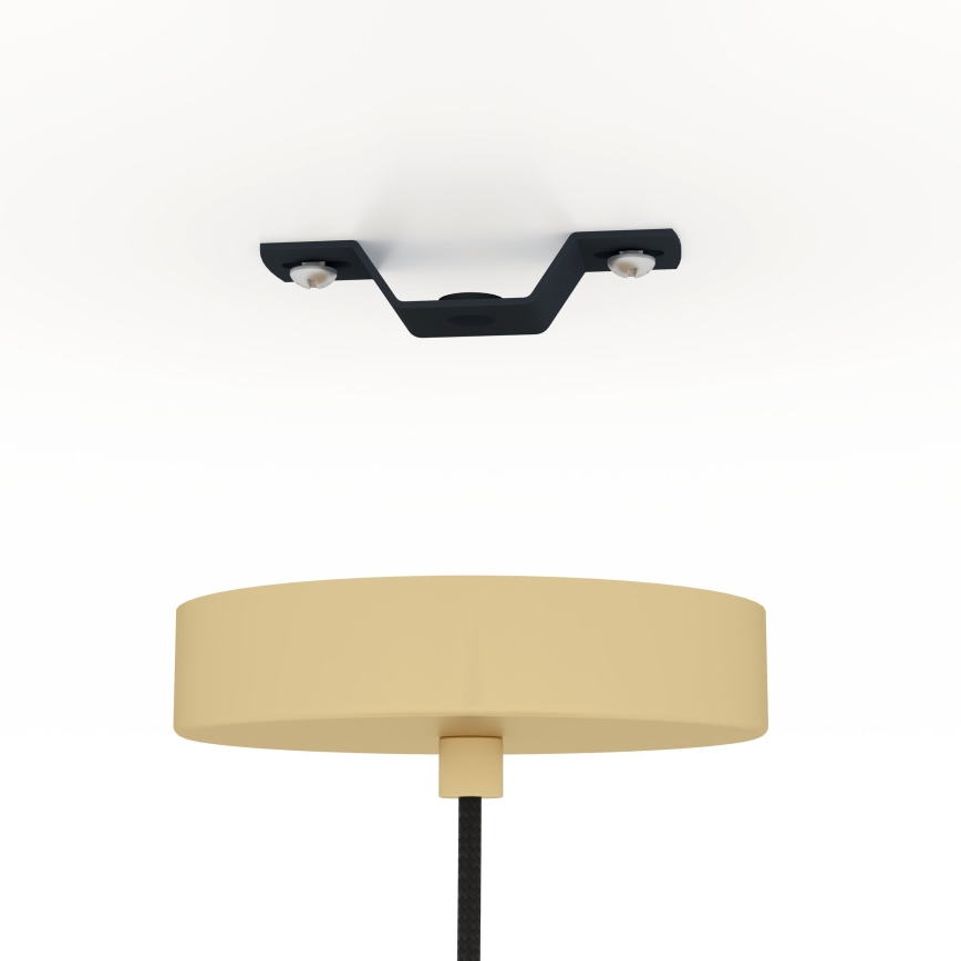 Eglo - Lámpara colgante 1xE27/40W/230V dorado/marrón