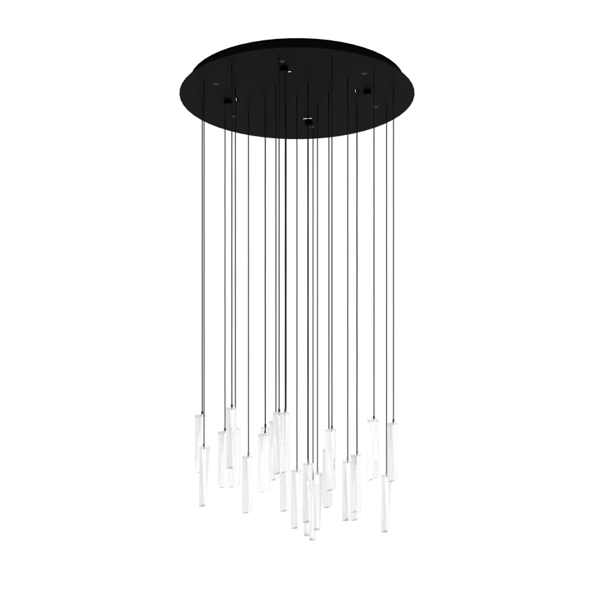 Eglo - Lámpara de araña LED regulable 6xLED/4,2W/230V 3000K transparente