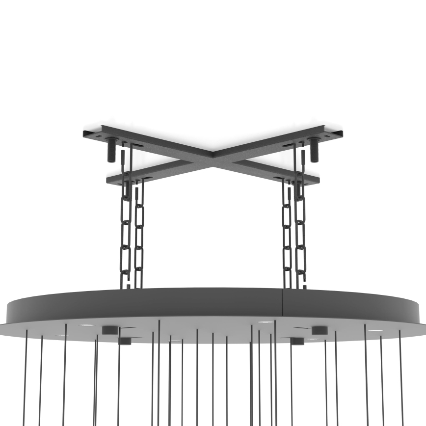Eglo - Lámpara de araña LED regulable 6xLED/4,2W/230V 3000K transparente