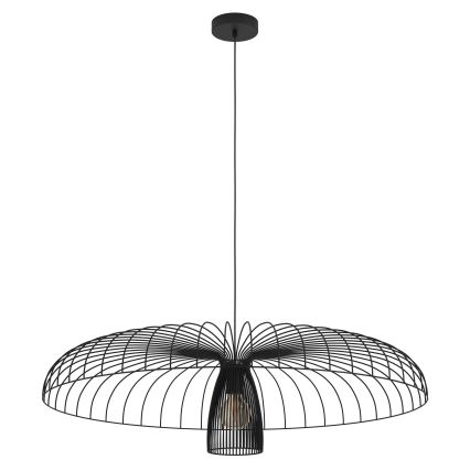Eglo - Lámpara colgante 1xE27/60W/230V diá. 98,5 cm negro