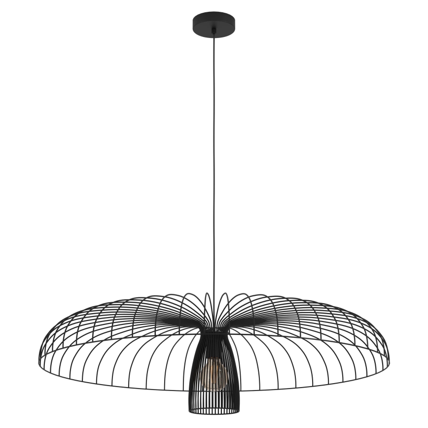 Eglo - Lámpara colgante 1xE27/60W/230V diá. 98,5 cm negro
