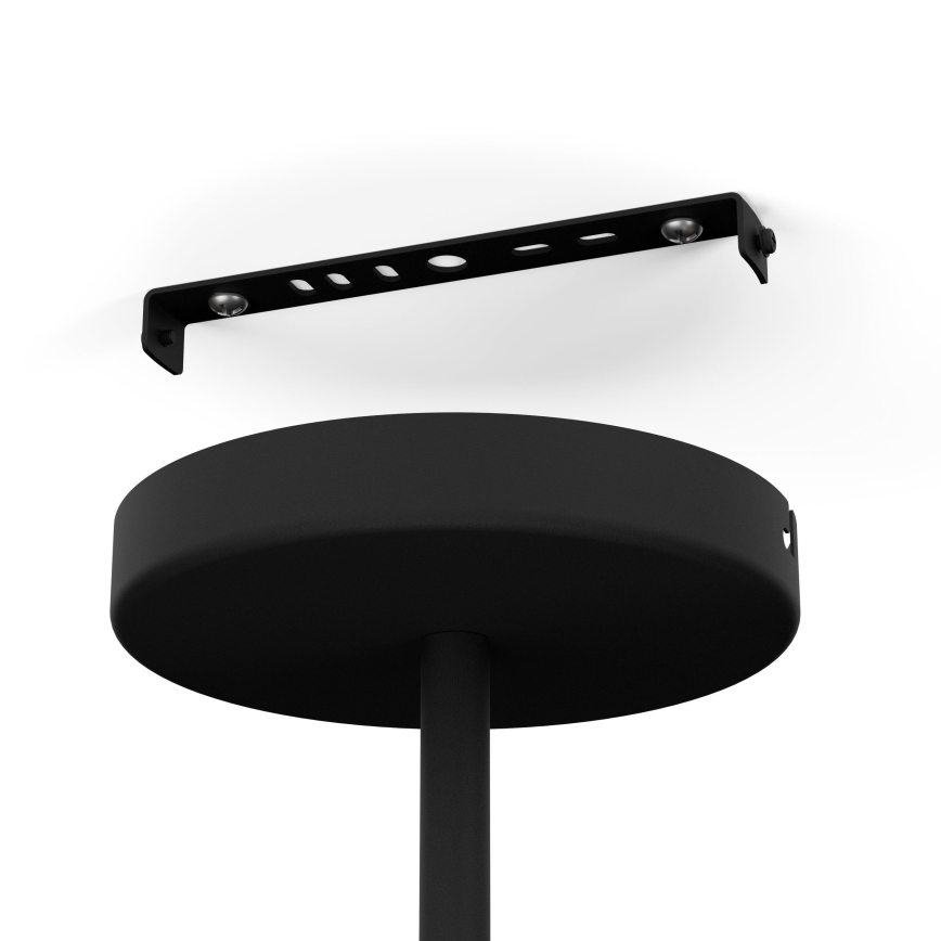 Eglo - Lámpara colgante 1xE27/60W/230V diá. 98,5 cm negro