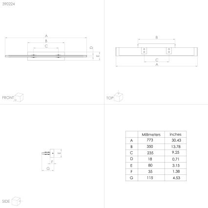 Eglo - Plafón LED regulable LED/27W/230V 3000K negro/marrón